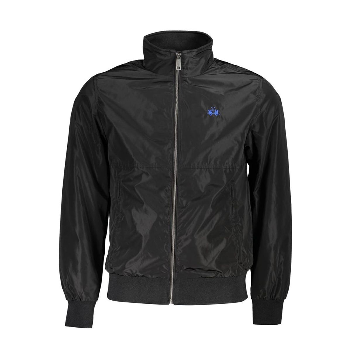 La Martina Black Polyester Men Jacket