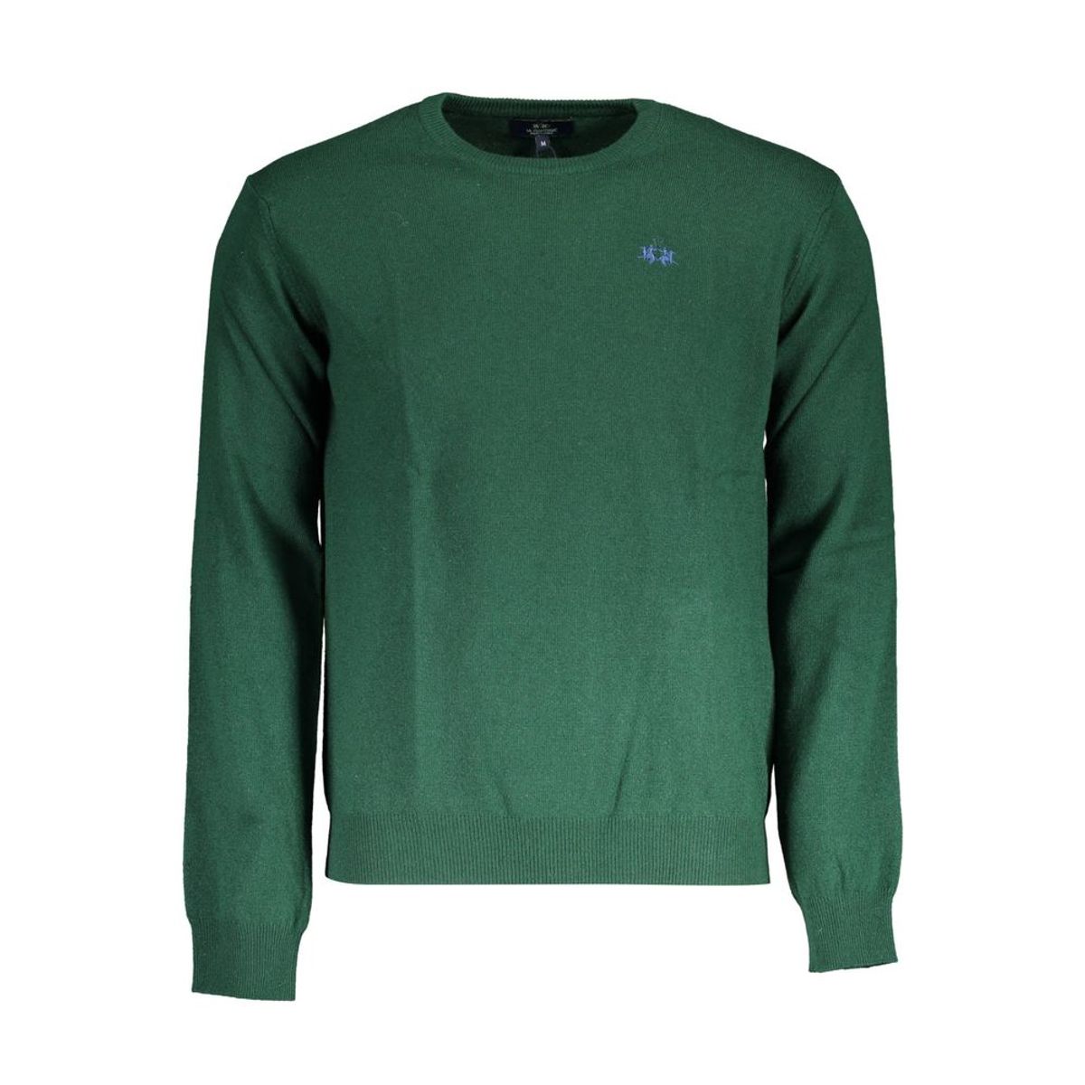 La Martina Green Wool Men Sweater