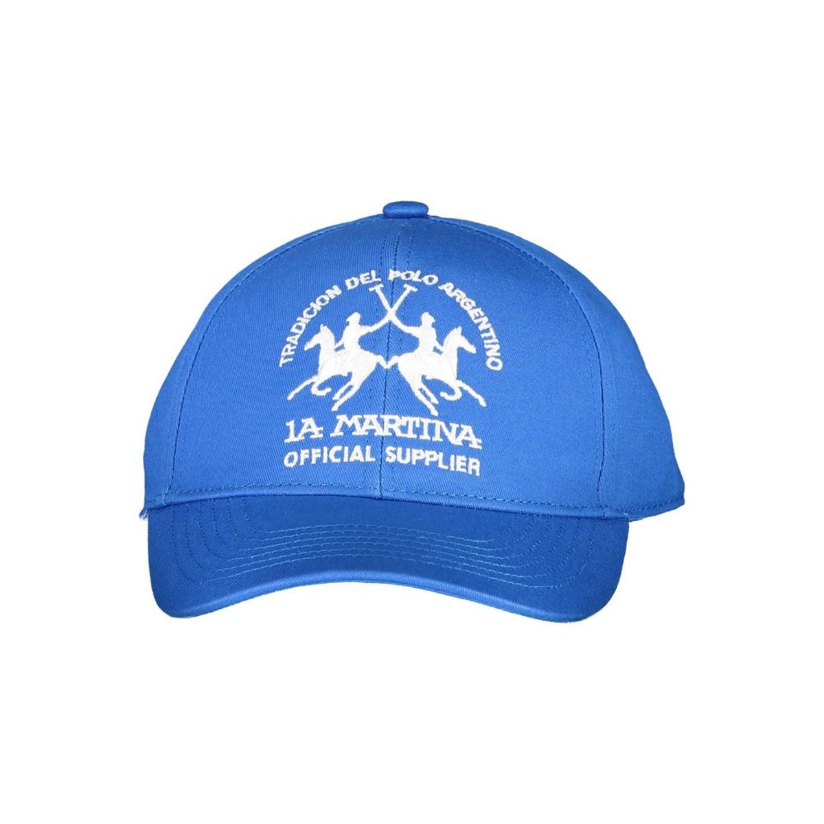 La Martina Elegant Embroidered Cotton Visor Cap