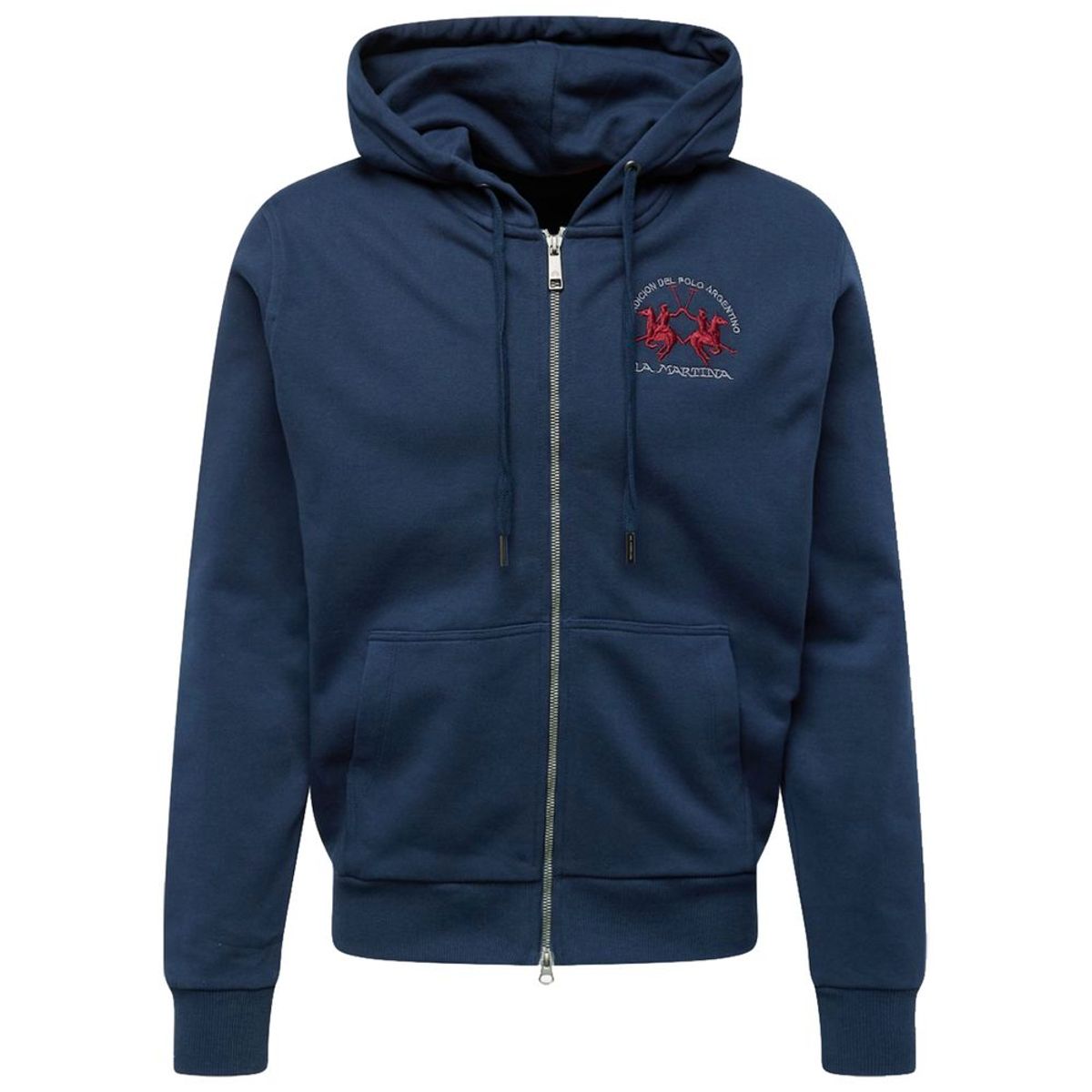 La Martina Elegant Full Zip Cotton Hoodie