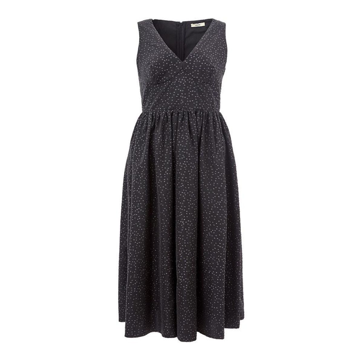 Lardini Elegant Black Polyethylene Dress