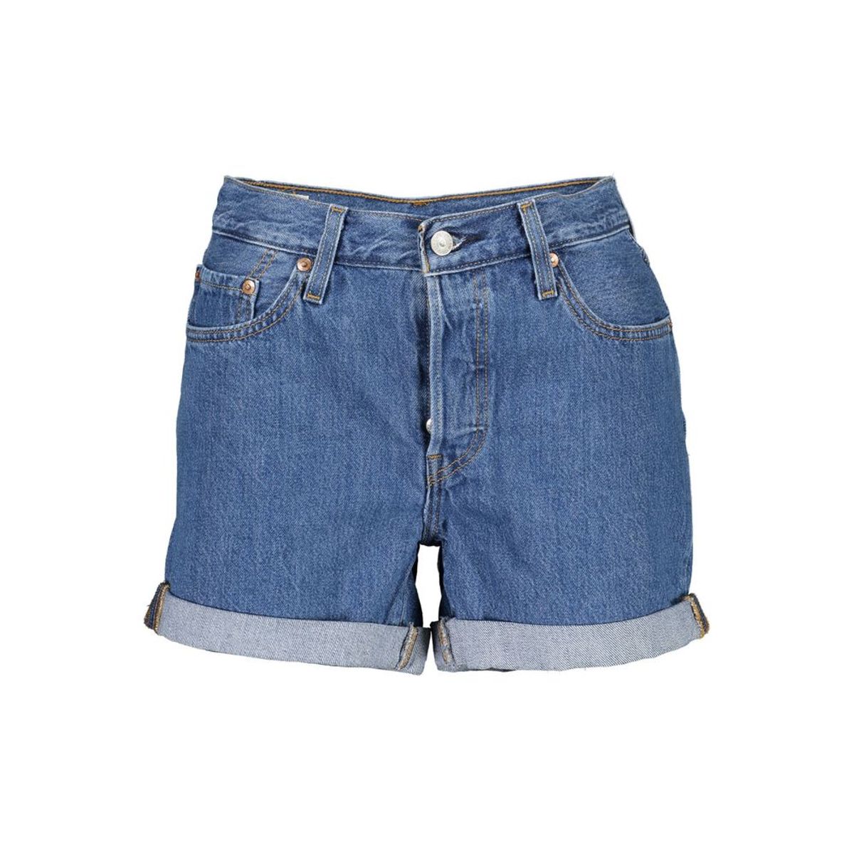 Levi's Chic Blue Cotton Denim Shorts