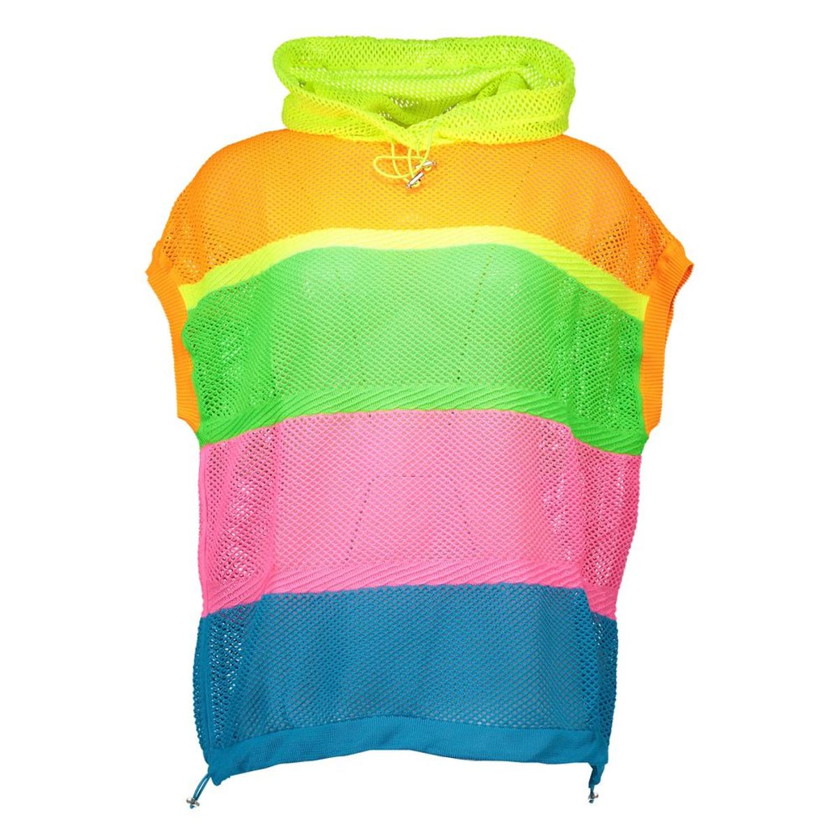 Love Moschino Chic Multicolor Hooded Sweater with Logo