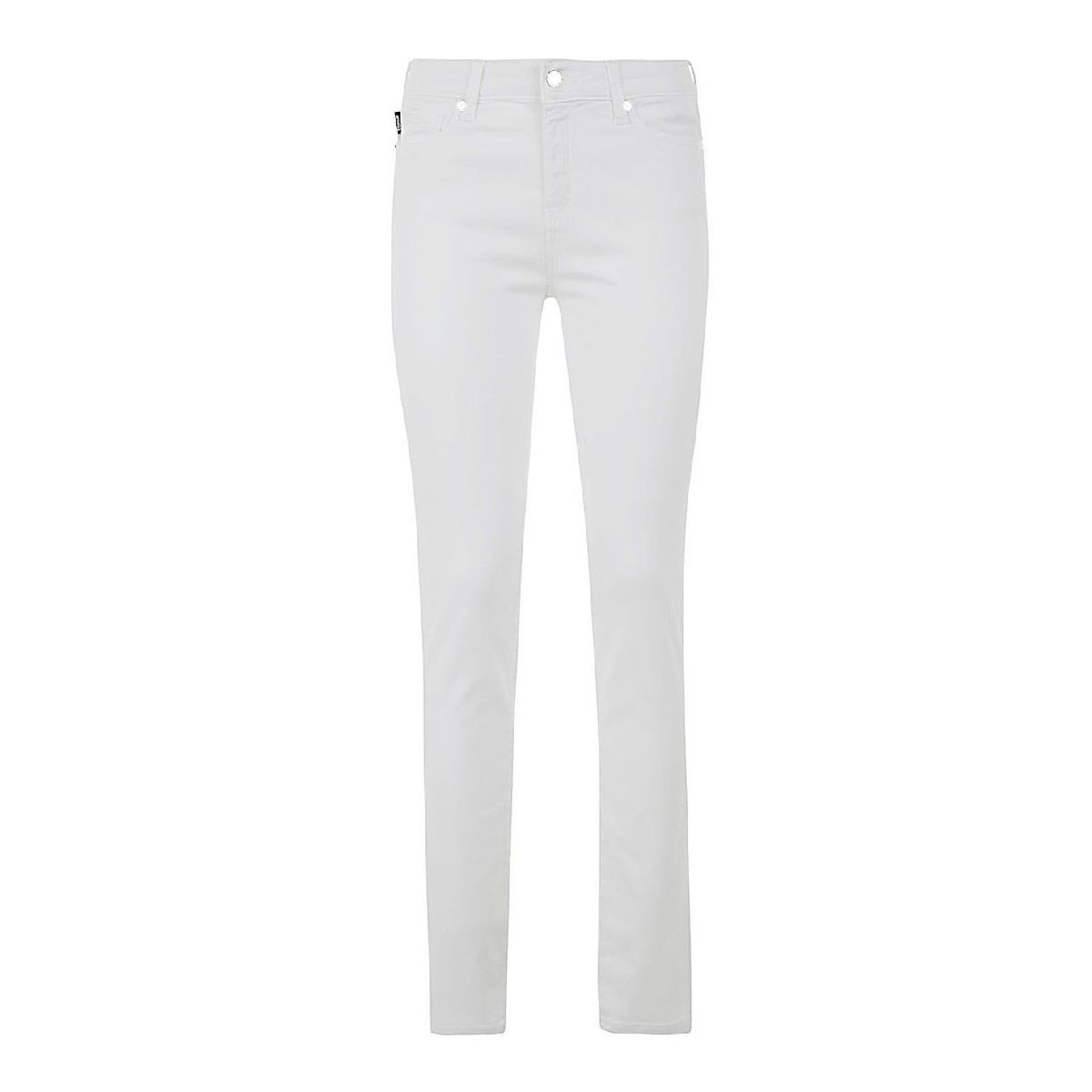 Love Moschino White Cotton Dame's Jeans