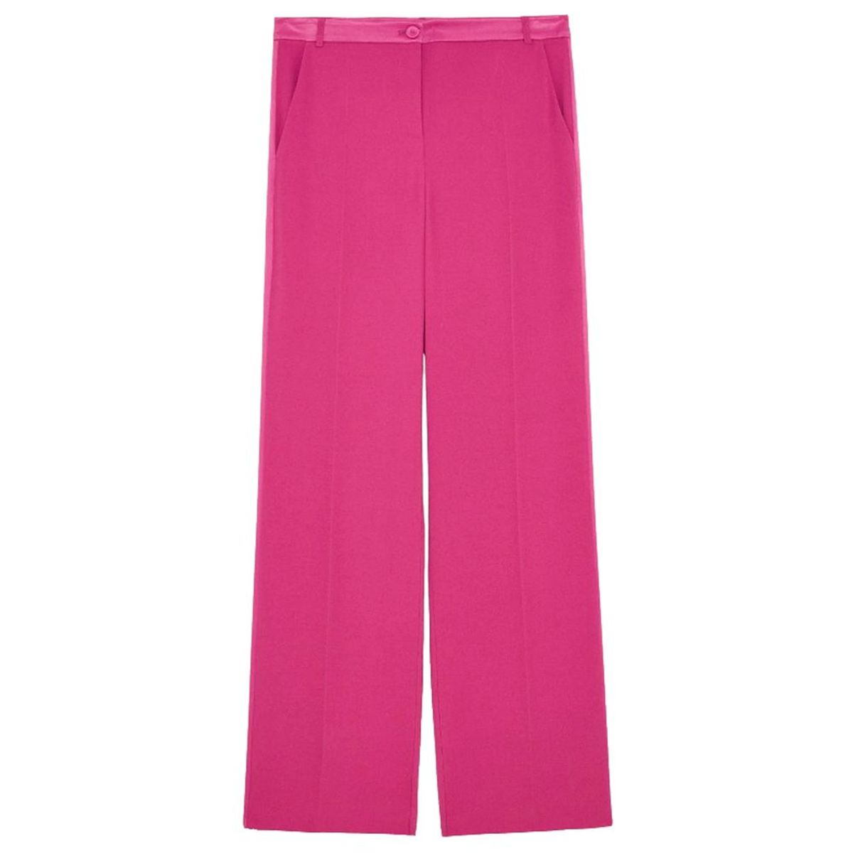 Patrizia Pepe Elegant Fuchsia Palazzo Trousers