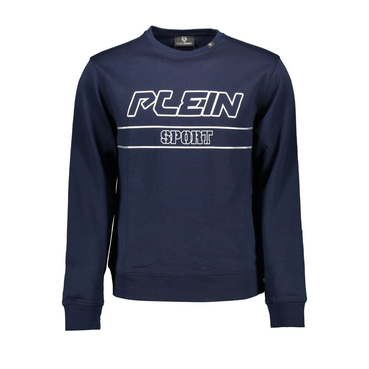 Plein Sport Blue Cotton Men Sweater