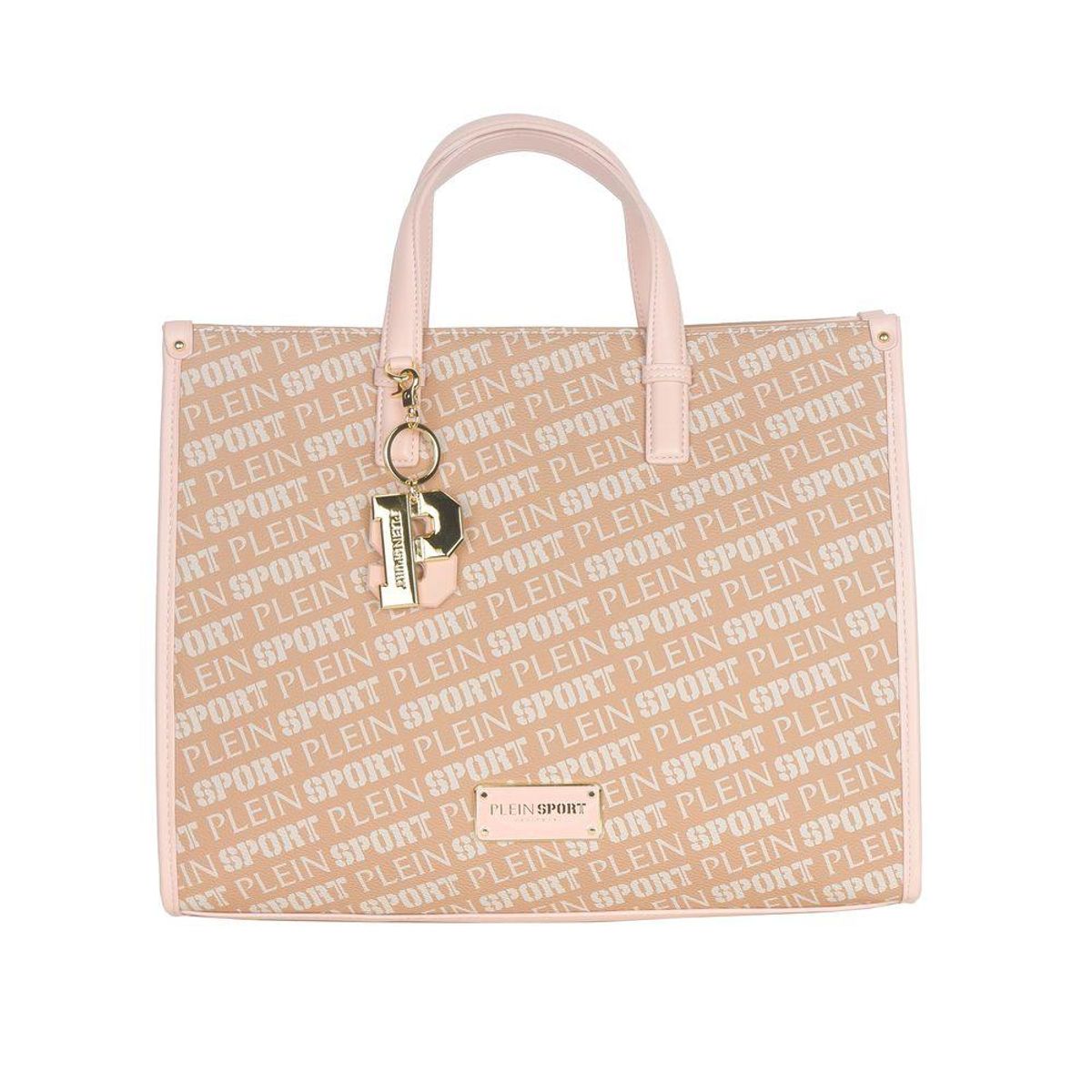 Plein Sport Pastel Pink Tote Elegance with Cross Belt