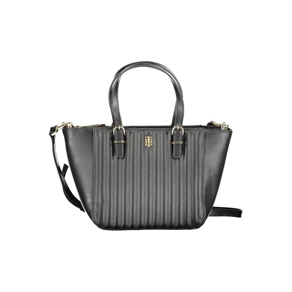 Tommy Hilfiger Black Polyethylene Women Handbag