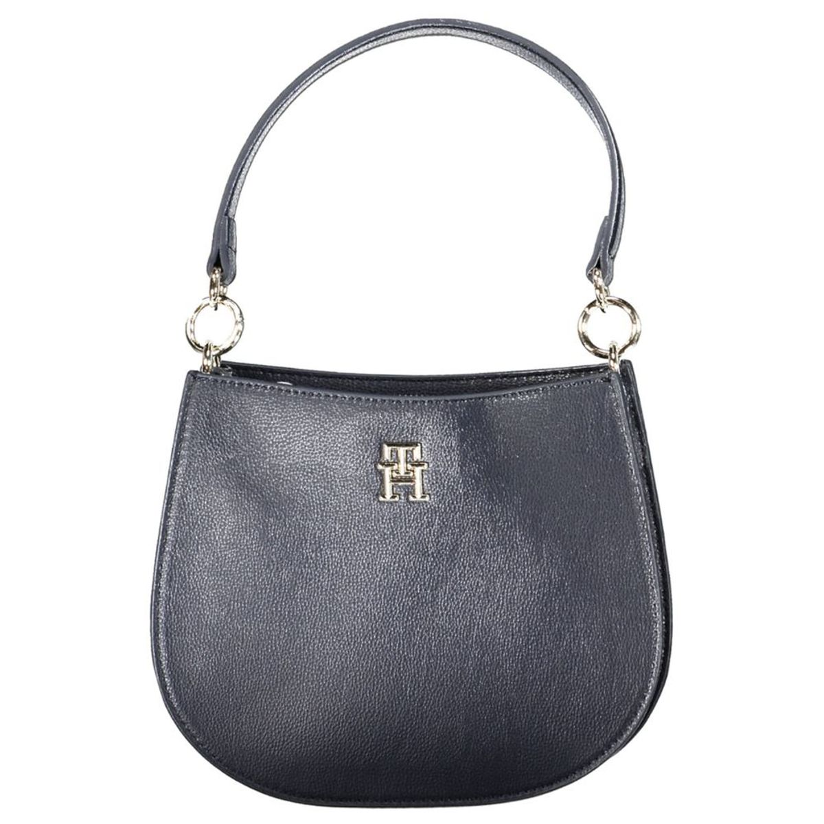 Tommy Hilfiger Elegant Blue Two-Compartment Handbag