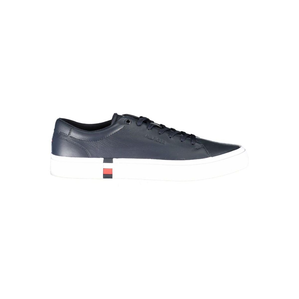 Tommy Hilfiger Sleek Blue Lace-Up Sports Sneakers