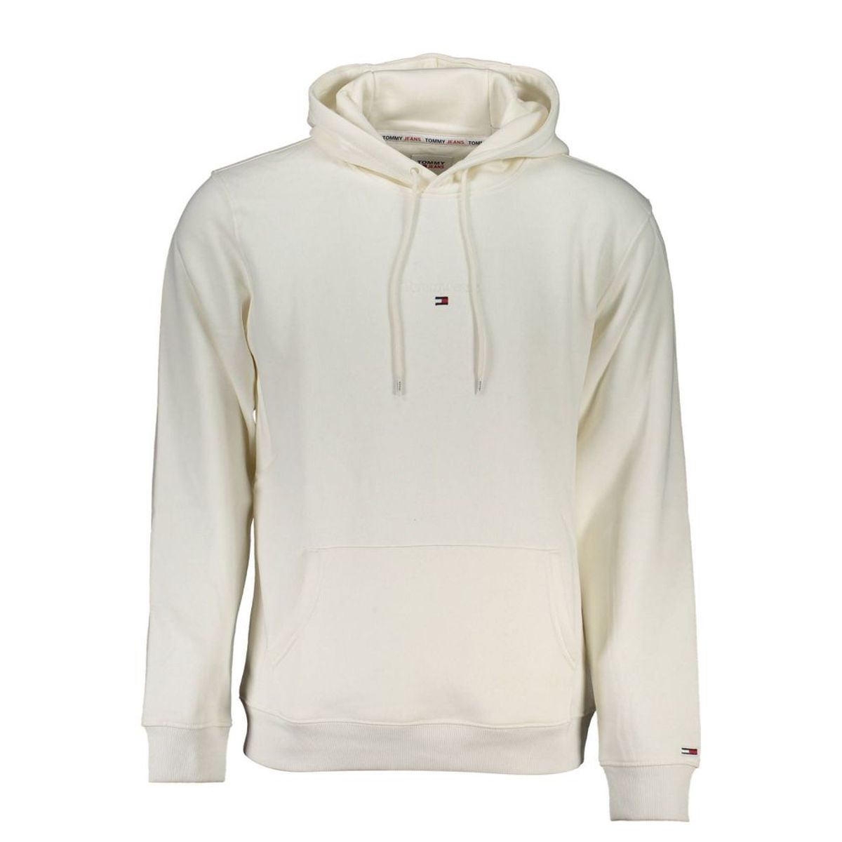 Tommy Hilfiger White Cotton Men Sweater