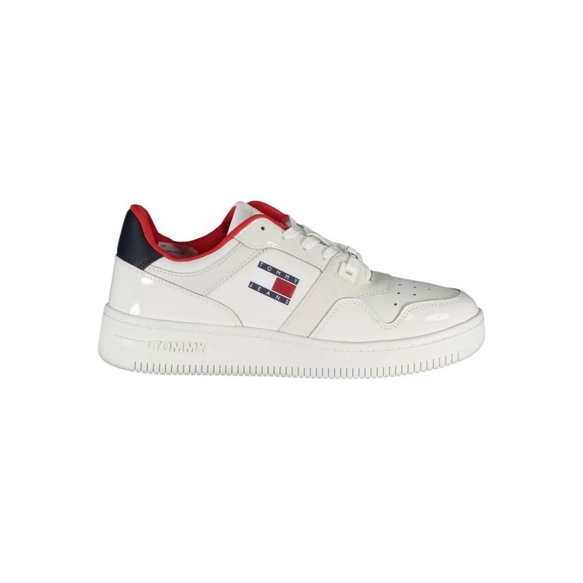 Tommy Hilfiger White Leather Women Sneaker