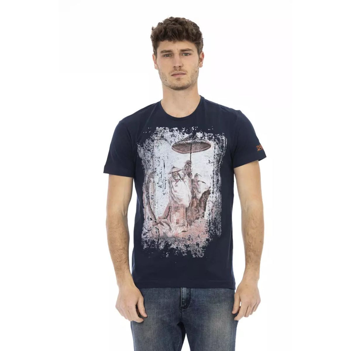 Trussardi Action Blå Bomuld T-Shirt