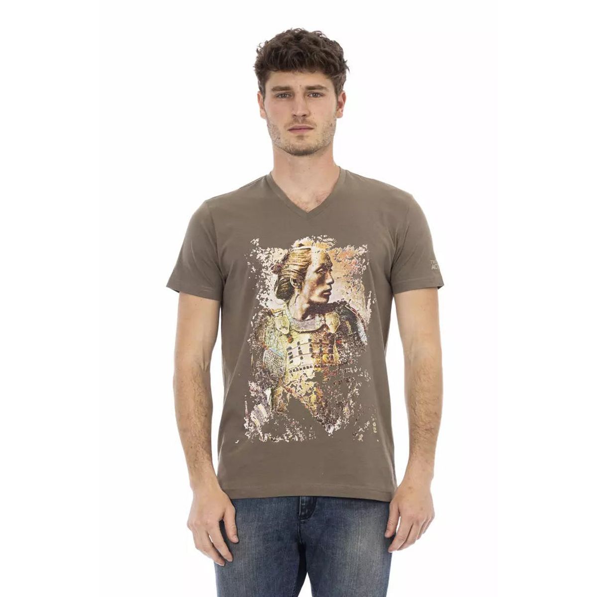 Trussardi Action Brun Bomuld T-Shirt