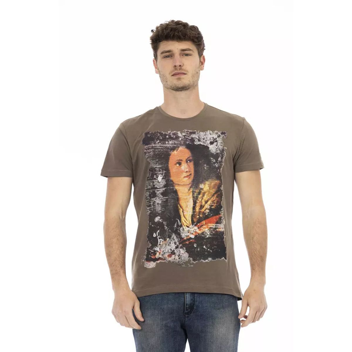 Trussardi Action Brun Bomuld T-Shirt