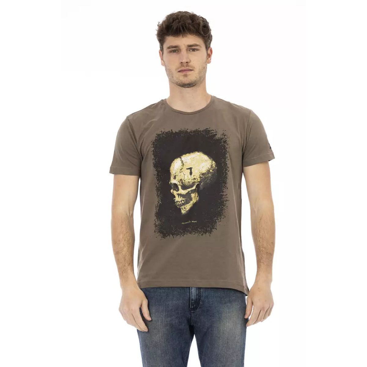 Trussardi Action Brun Bomuld T-Shirt