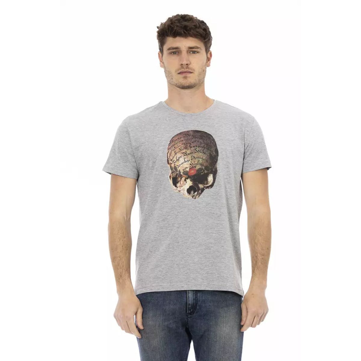 Trussardi Action Grå Bomuld T-Shirt