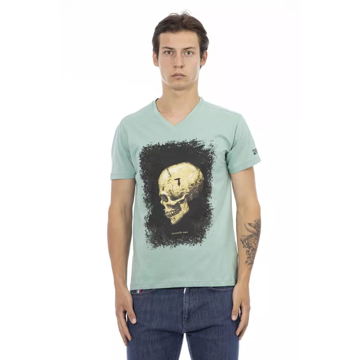 Trussardi Action Grøn Bomuld T-Shirt