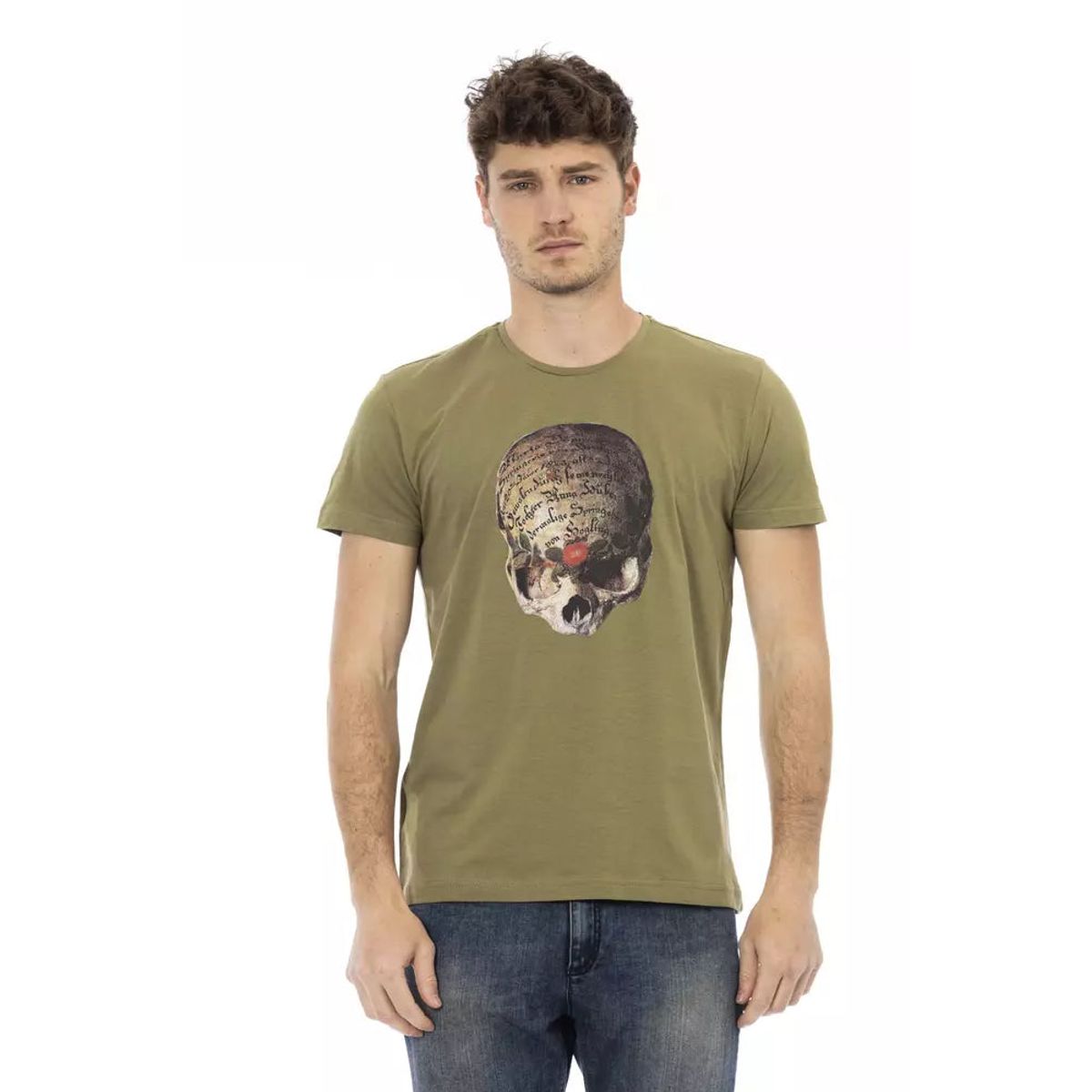 Trussardi Action Grøn Bomuld T-Shirt