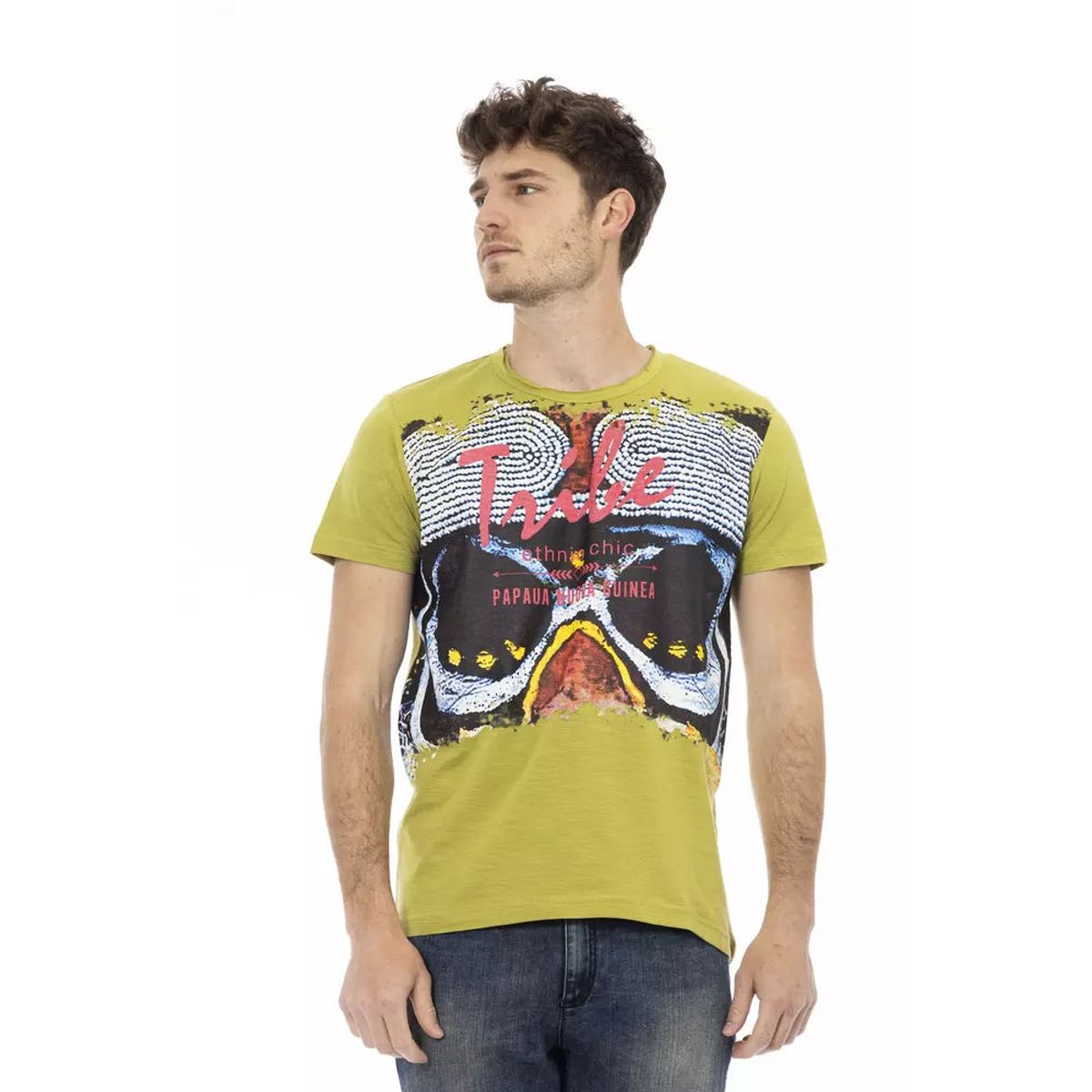 Trussardi Action Grøn Bomuld T-Shirt