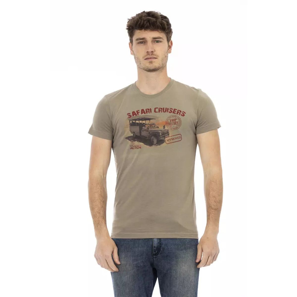 Trussardi Action Grøn Bomuld T-Shirt