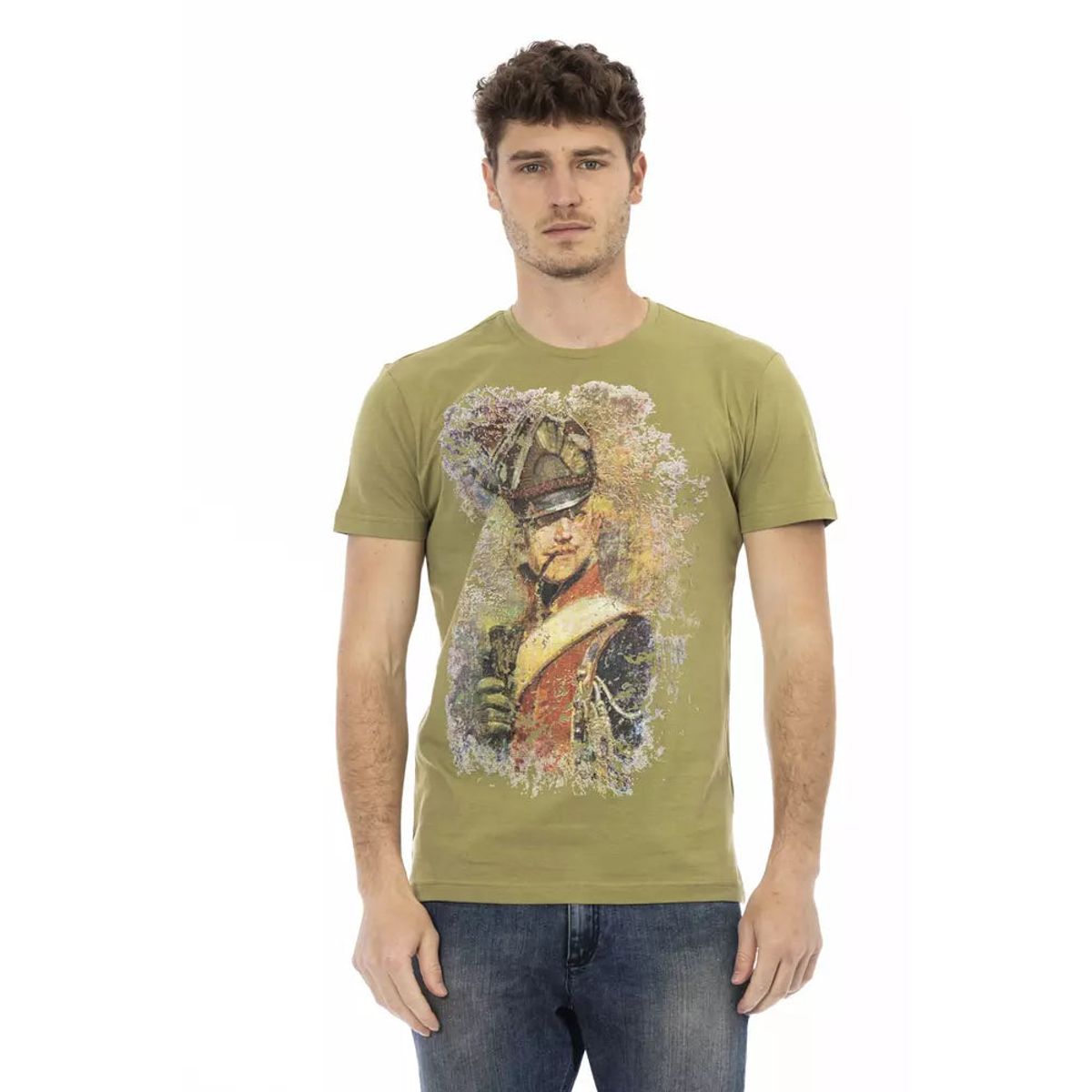 Trussardi Action Grøn Bomuld T-Shirt