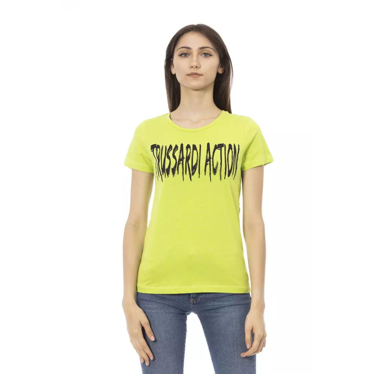 Trussardi Action Grøn Bomuld T-Shirt