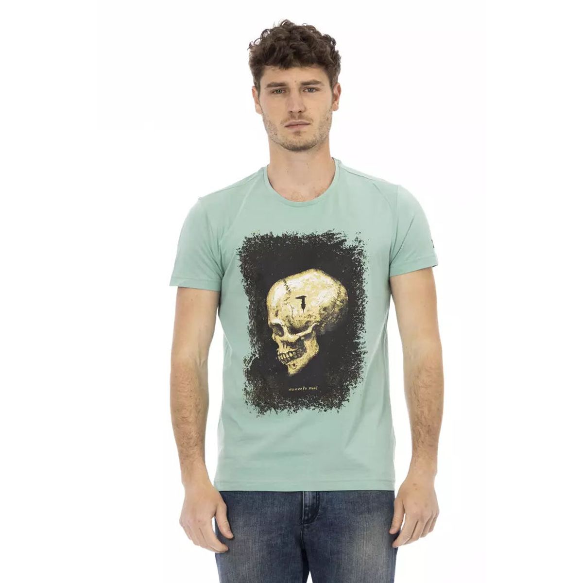 Trussardi Action Grøn Bomuld T-Shirt