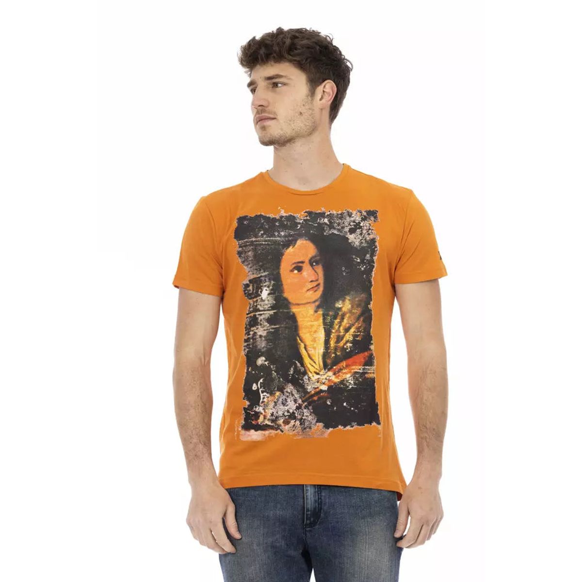 Trussardi Action Orange Bomuld T-Shirt