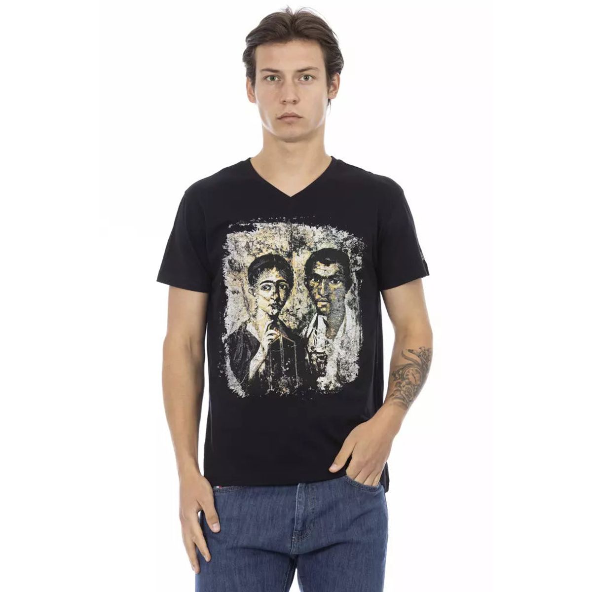 Trussardi Action Sort Bomuld T-Shirt