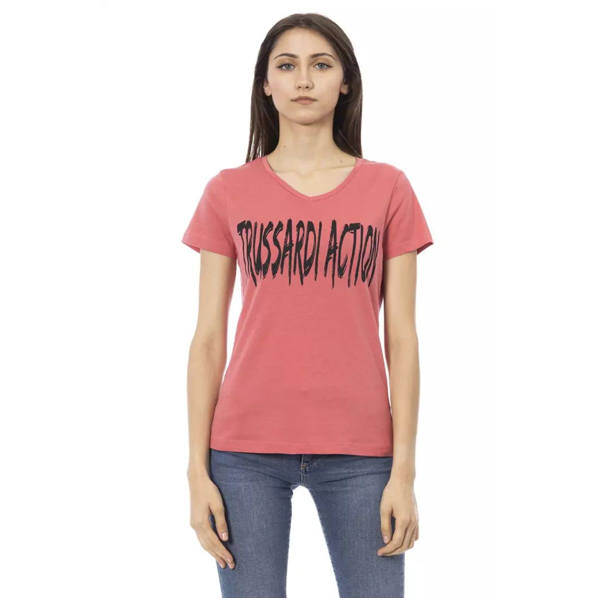 Trussardi Action Pink Bomuld Tops & T-Shirt