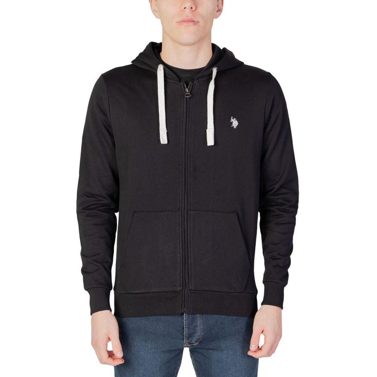 U.S. POLO ASSN. Black Cotton Sweater