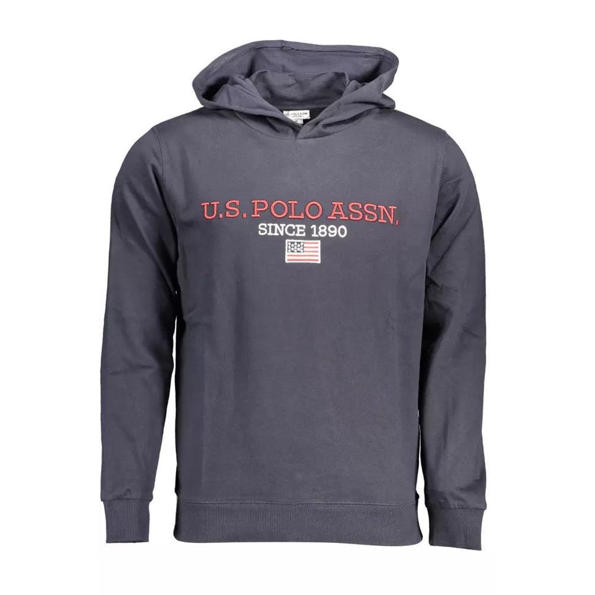 U.S. POLO ASSN. Blue Cotton Herre Sweater