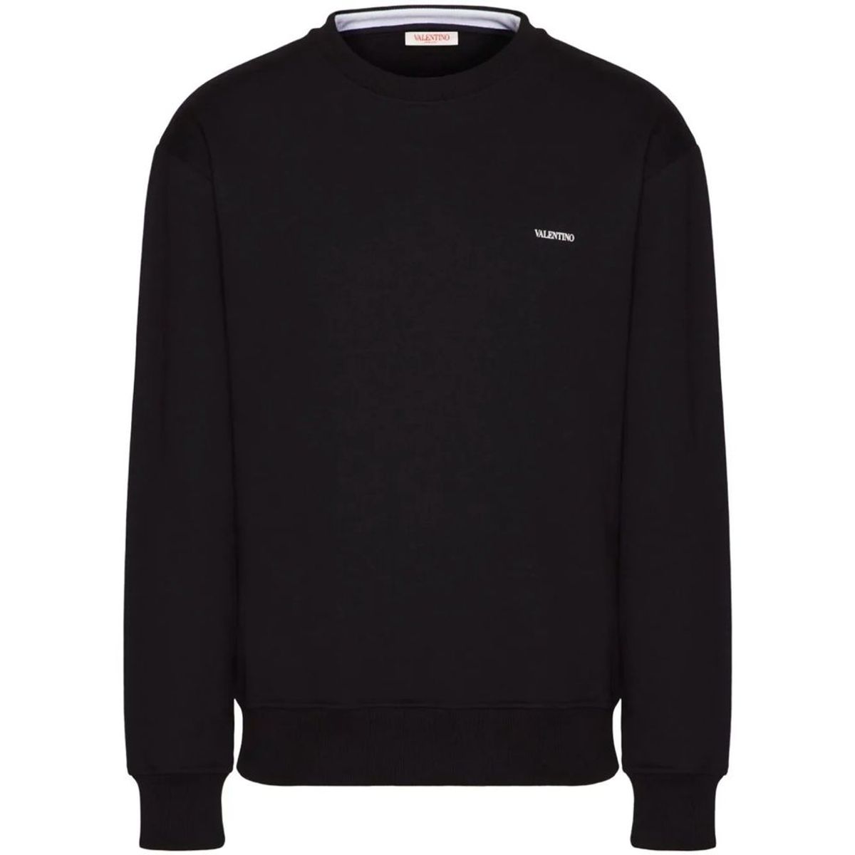 Valentino Black Cotton Sweater