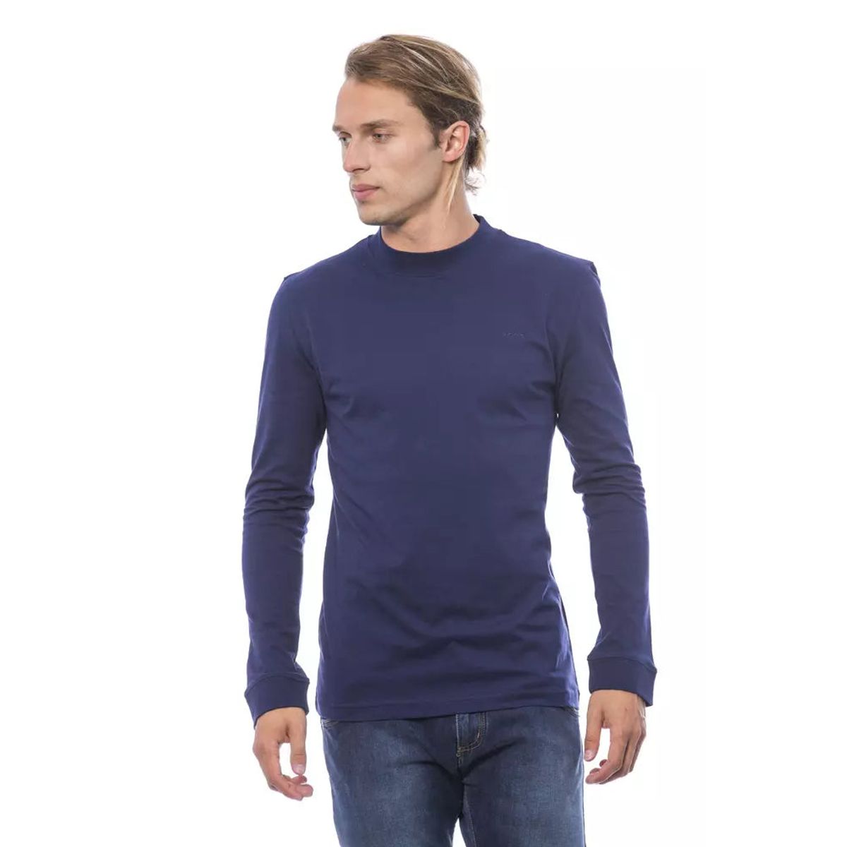 Verri Elegant Crew Neck Cotton Sweater