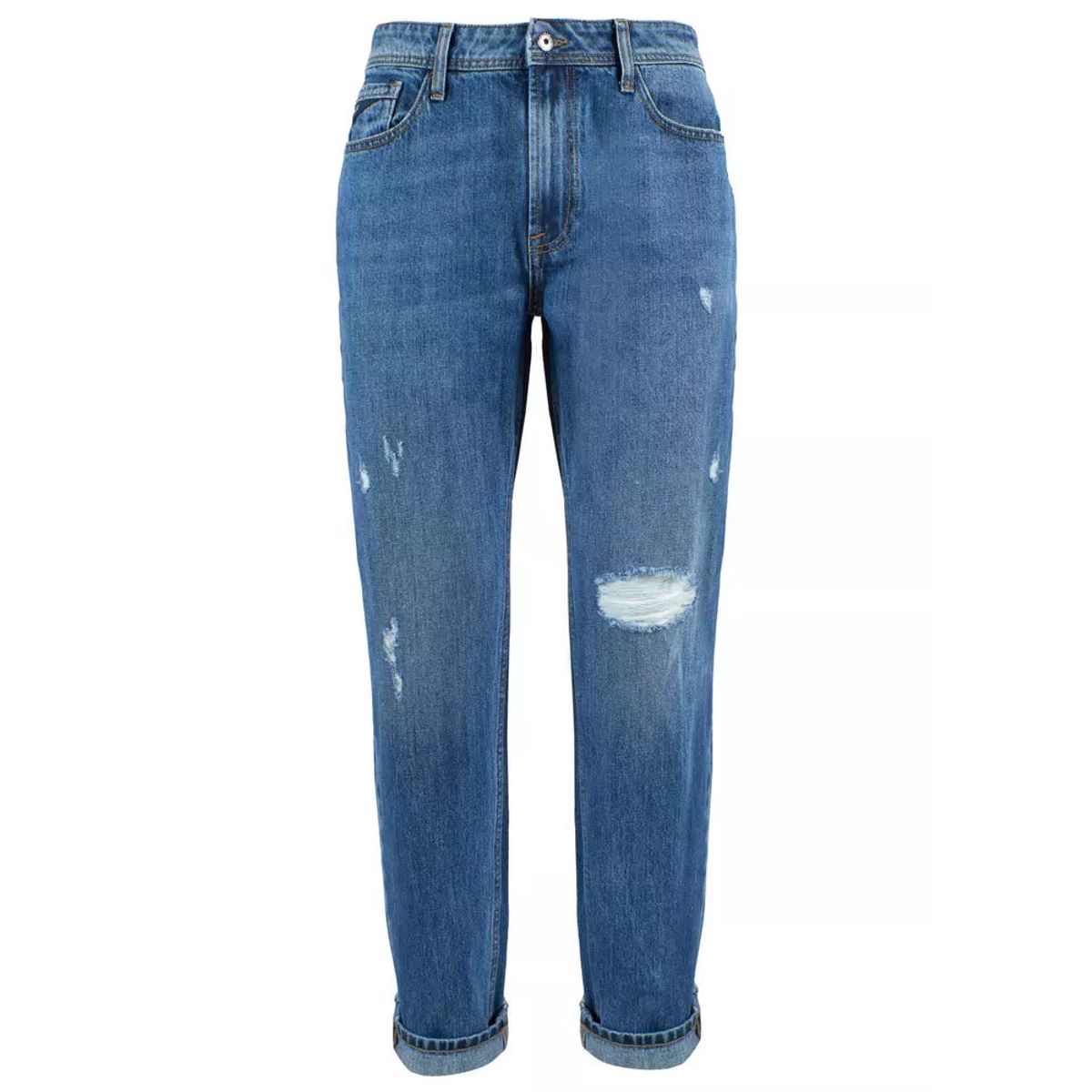 Yes Zee Blue Cotton Men Jeans