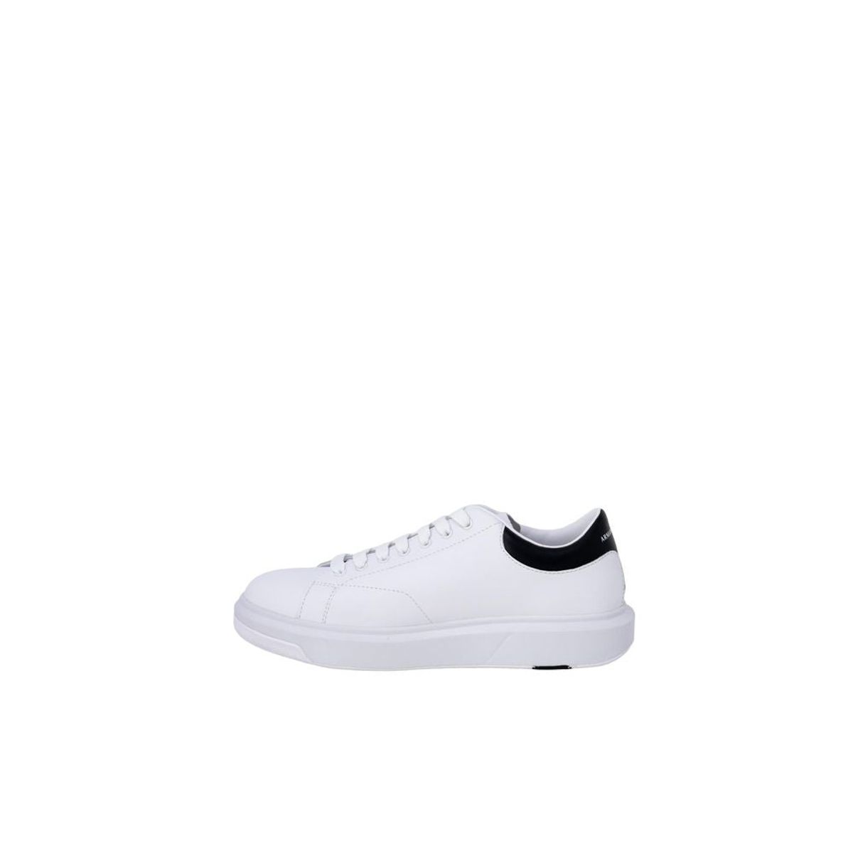 Armani Exchange Black And White Leather Sneaker