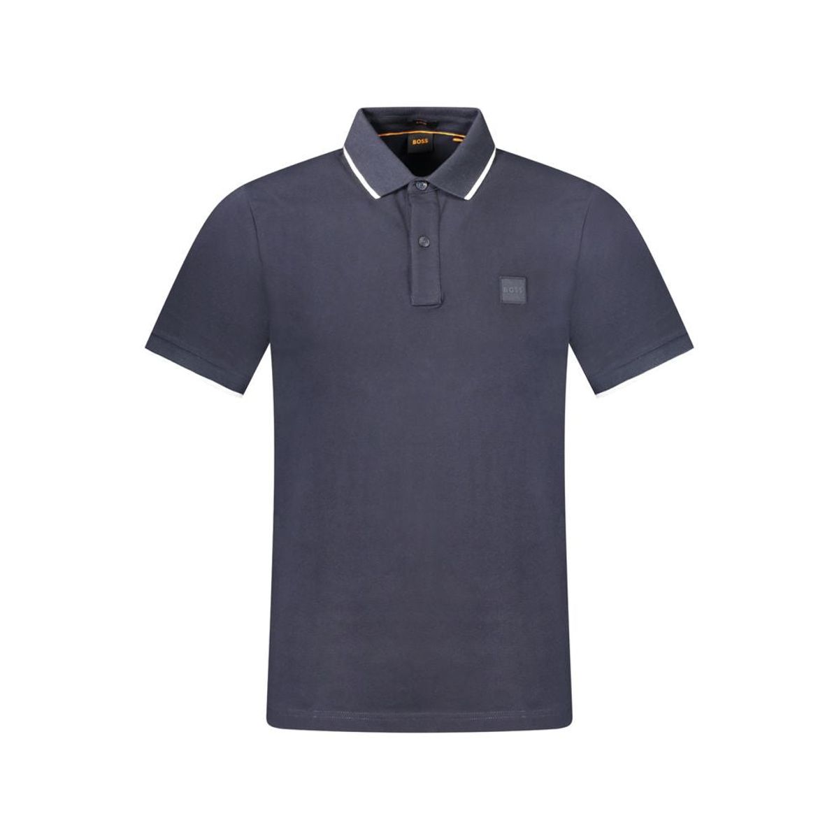 Hugo Boss Blue Cotton Polo Shirt