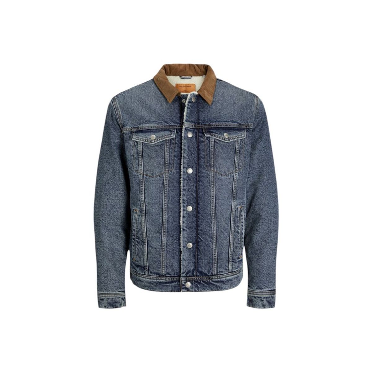 Jack Jones Blue Cotton Jacket