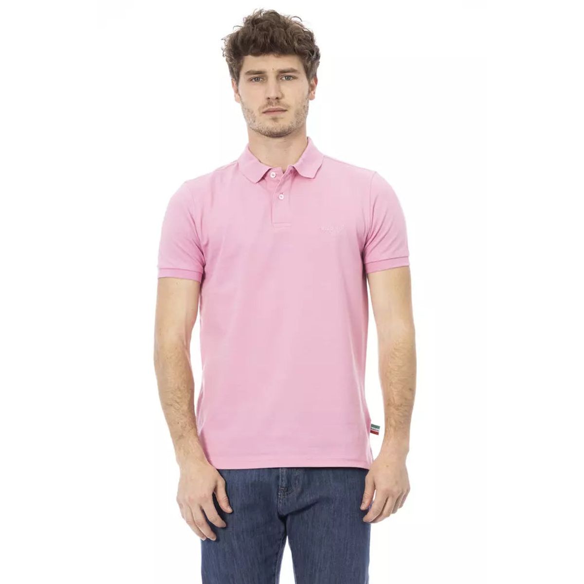 Baldinini Trend Pink Bomuld Polo Shirt