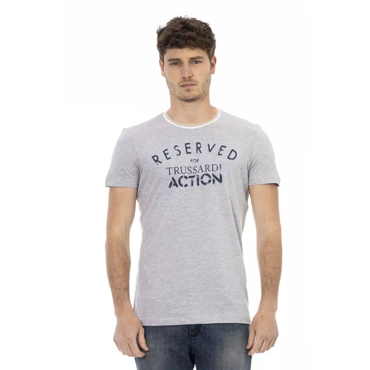 Trussardi Action Grå Bomuld T-Shirt