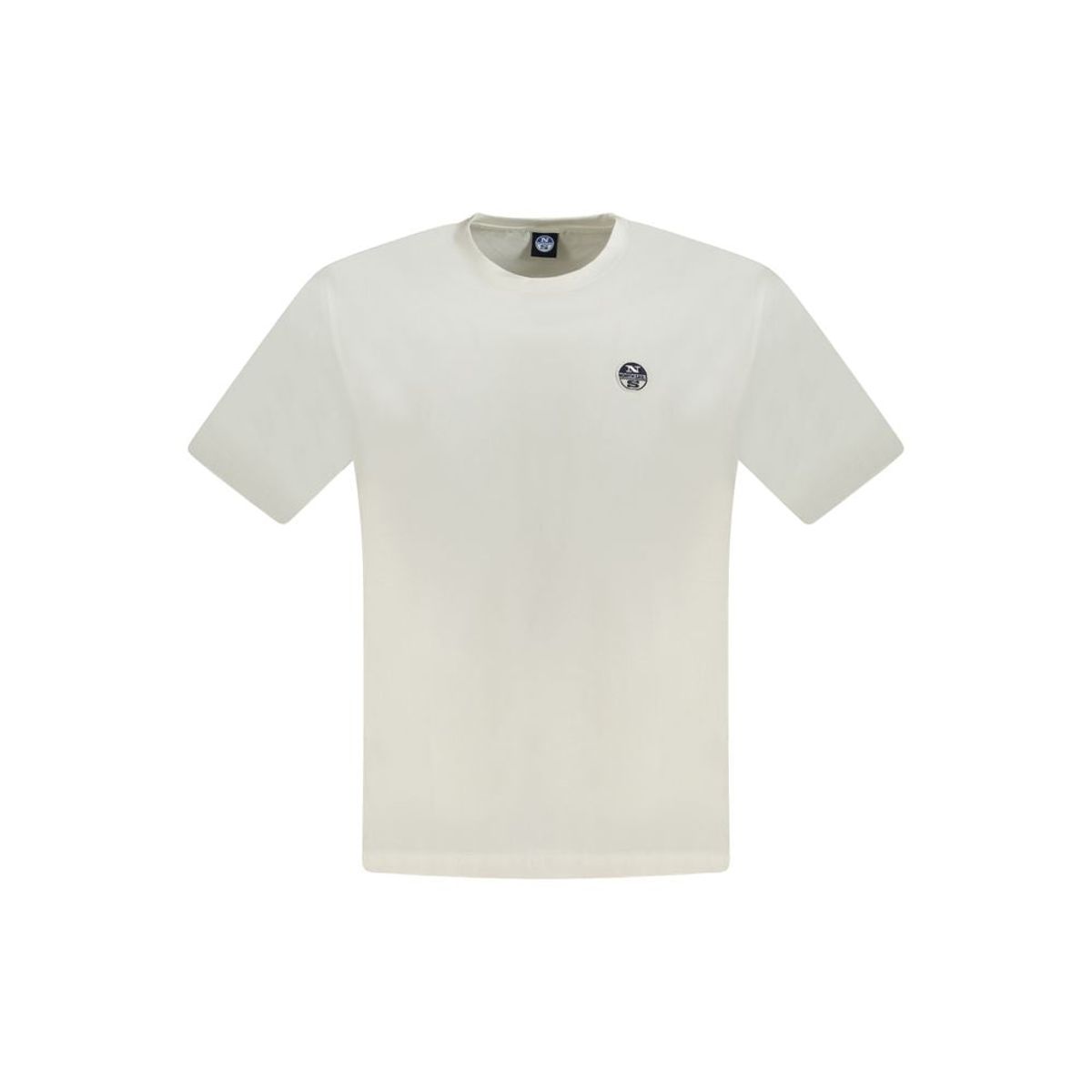 North Sails White Cotton Men T-Shirt