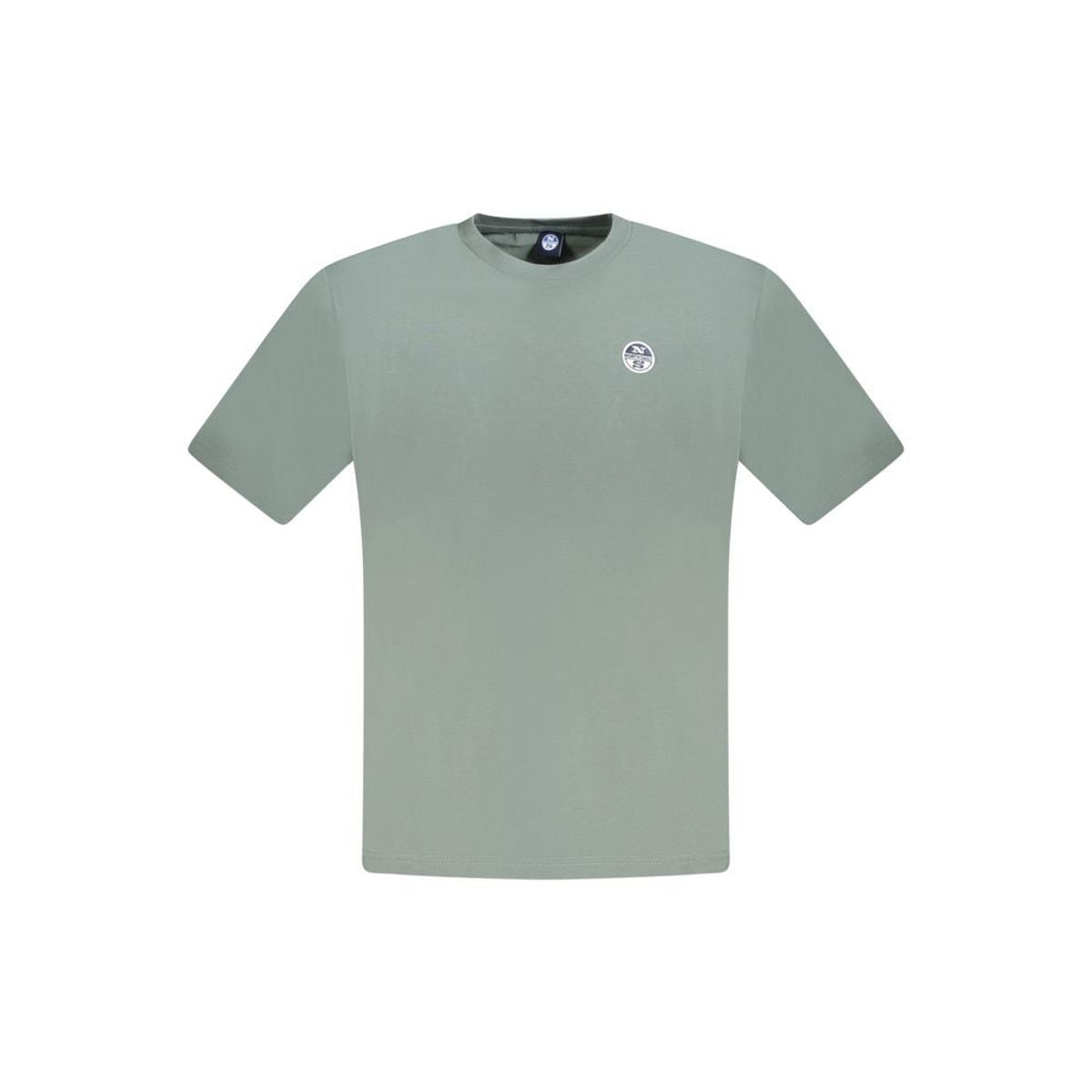 North Sails Green Cotton Men T-Shirt