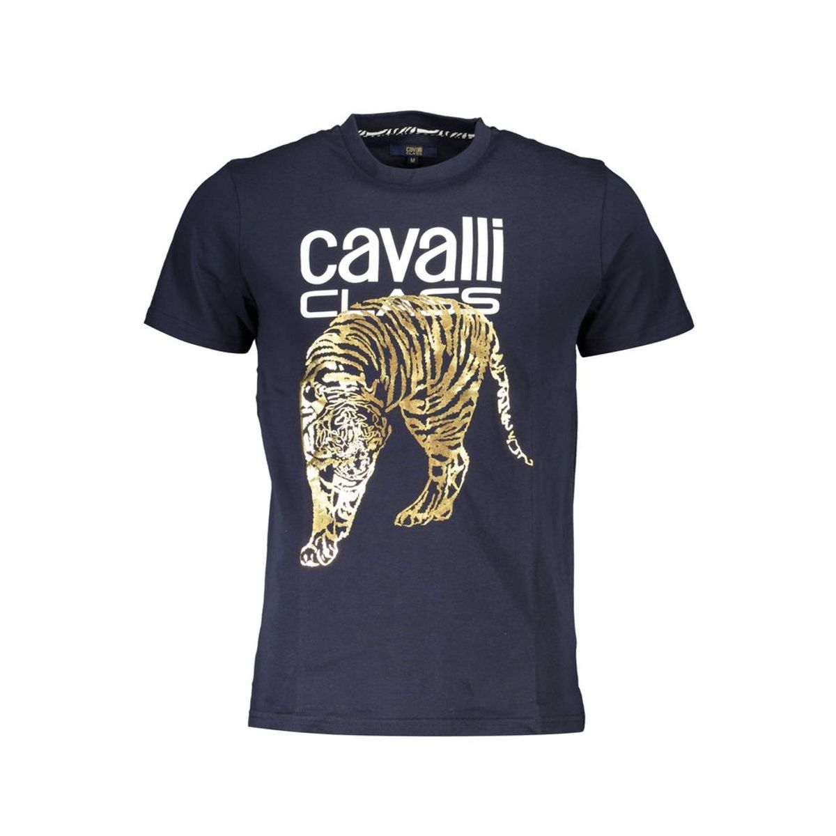 Cavalli Class Blue Cotton T-Shirt