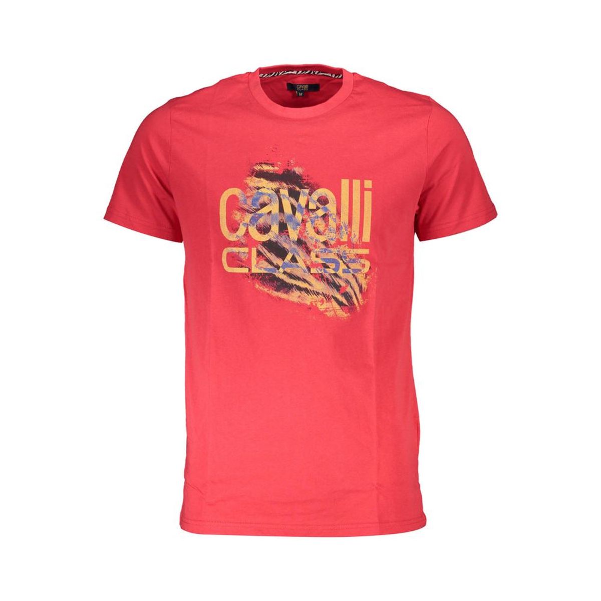 Cavalli Class Red Cotton T-Shirt