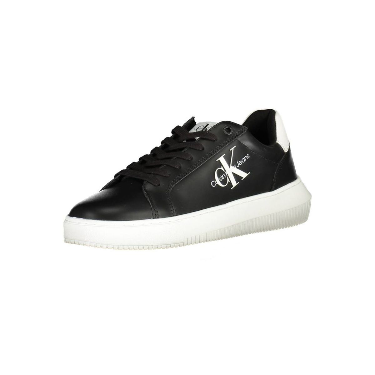 Calvin Klein Eco-Conscious Black Sneakers with Logo Accent