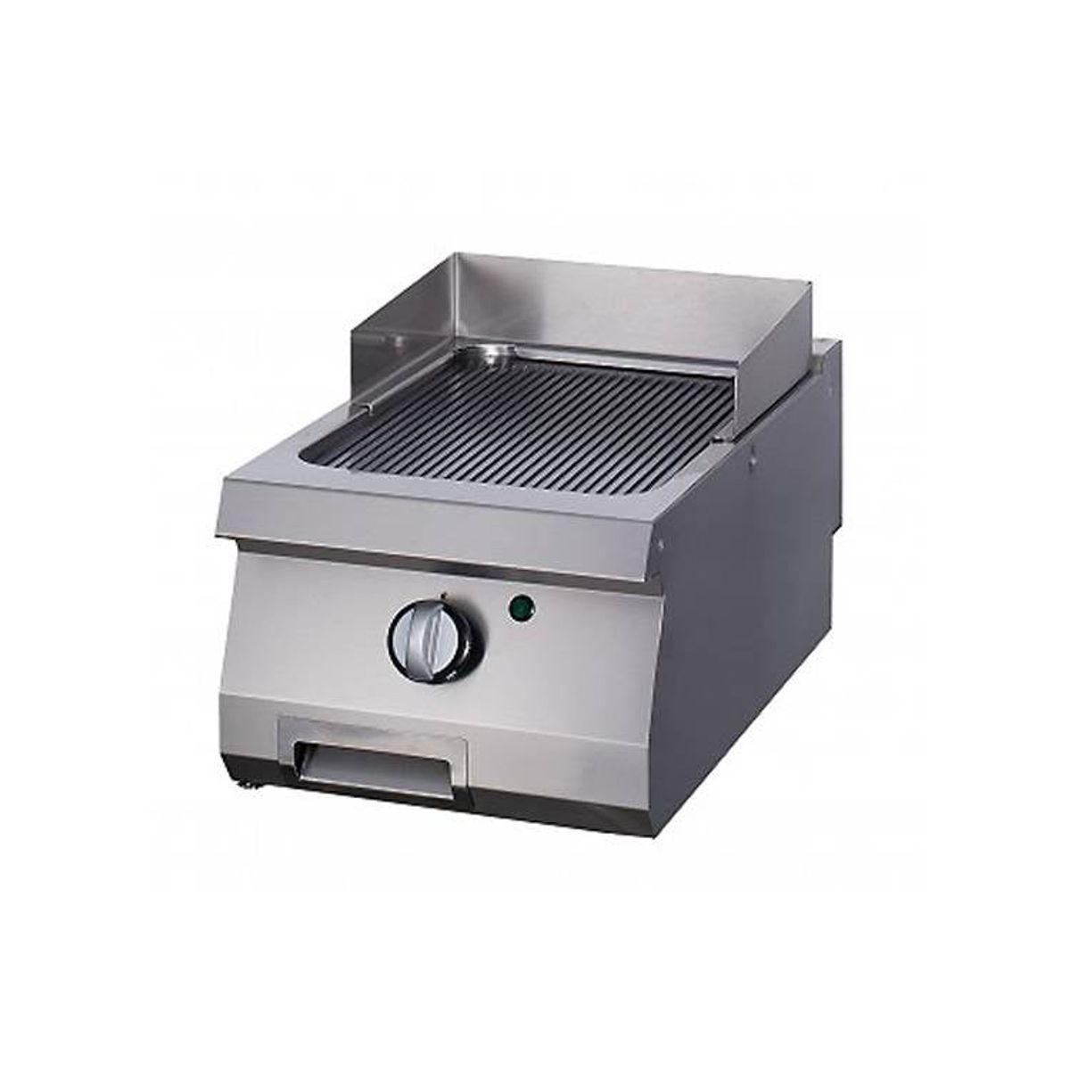 Heavy Duty Grillplade - Rillet - Enkelt enhed - 70 cm dyb - Gas