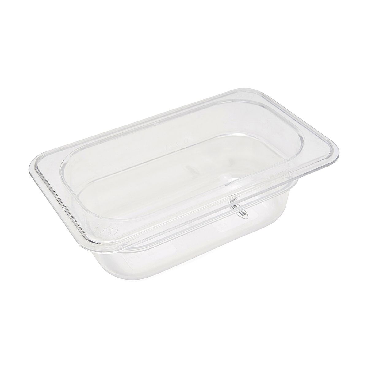 Gastronorm Beholder - 3 stk - 1/9 GN - 6,5cm Dyb - Polycarbonat