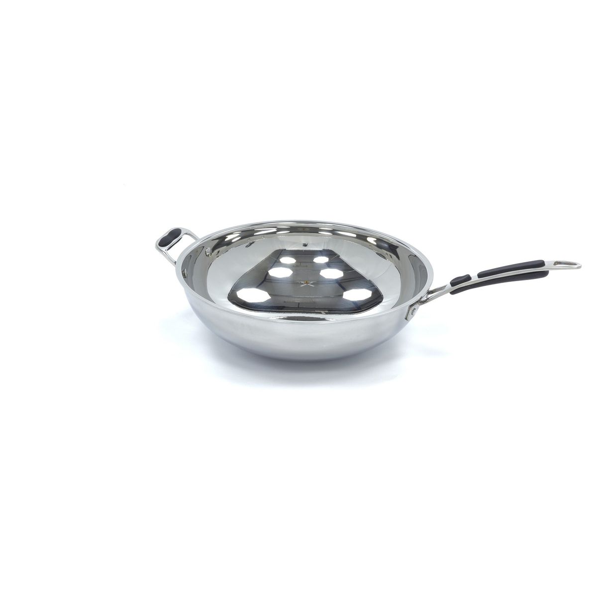 Wok Pan - Ø36cm - Rustfrit Stål - Induktion