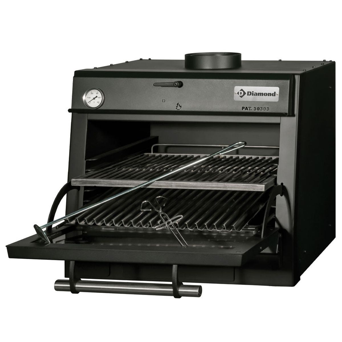 Kulovn-BBQ, GN 1/1 (60 Kg/h)/Sort